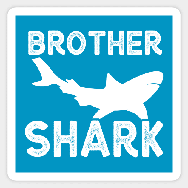 Brother Shark, Daddy Shark, Mommy Shark, Mama Shark, Grandpa Shark, Grandma Shark Sticker by BlueTshirtCo